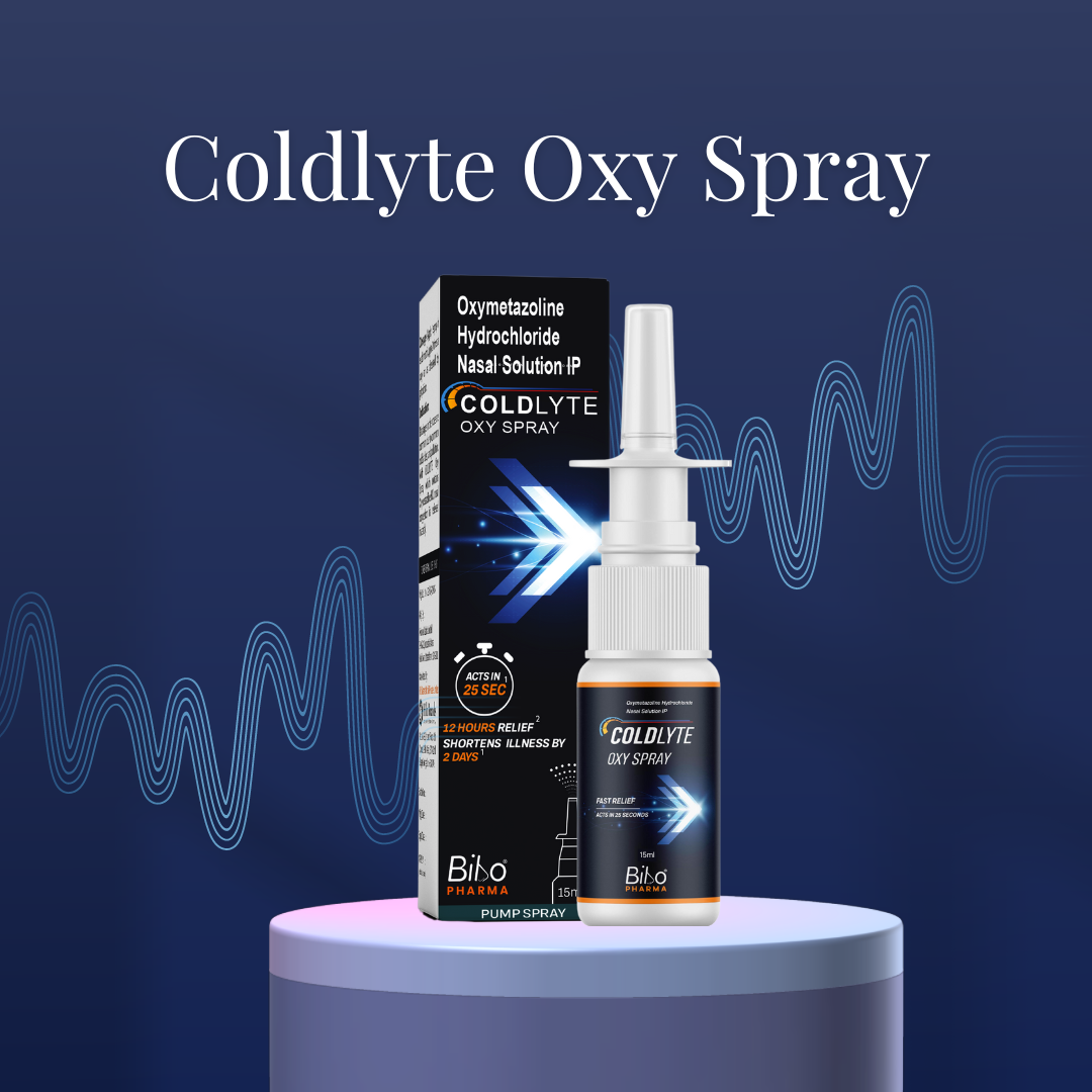 Coldlyte Oxy Spray | Decongestant Spray | First Pump Spray | 15ML