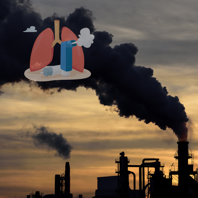 Air pollution and rise of Sinusitis and Asthma