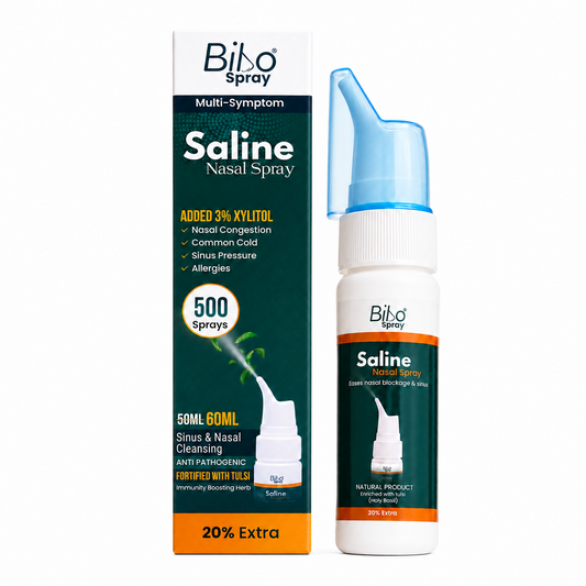 Bibo Saline Nasal Spray 60 ml — Product image