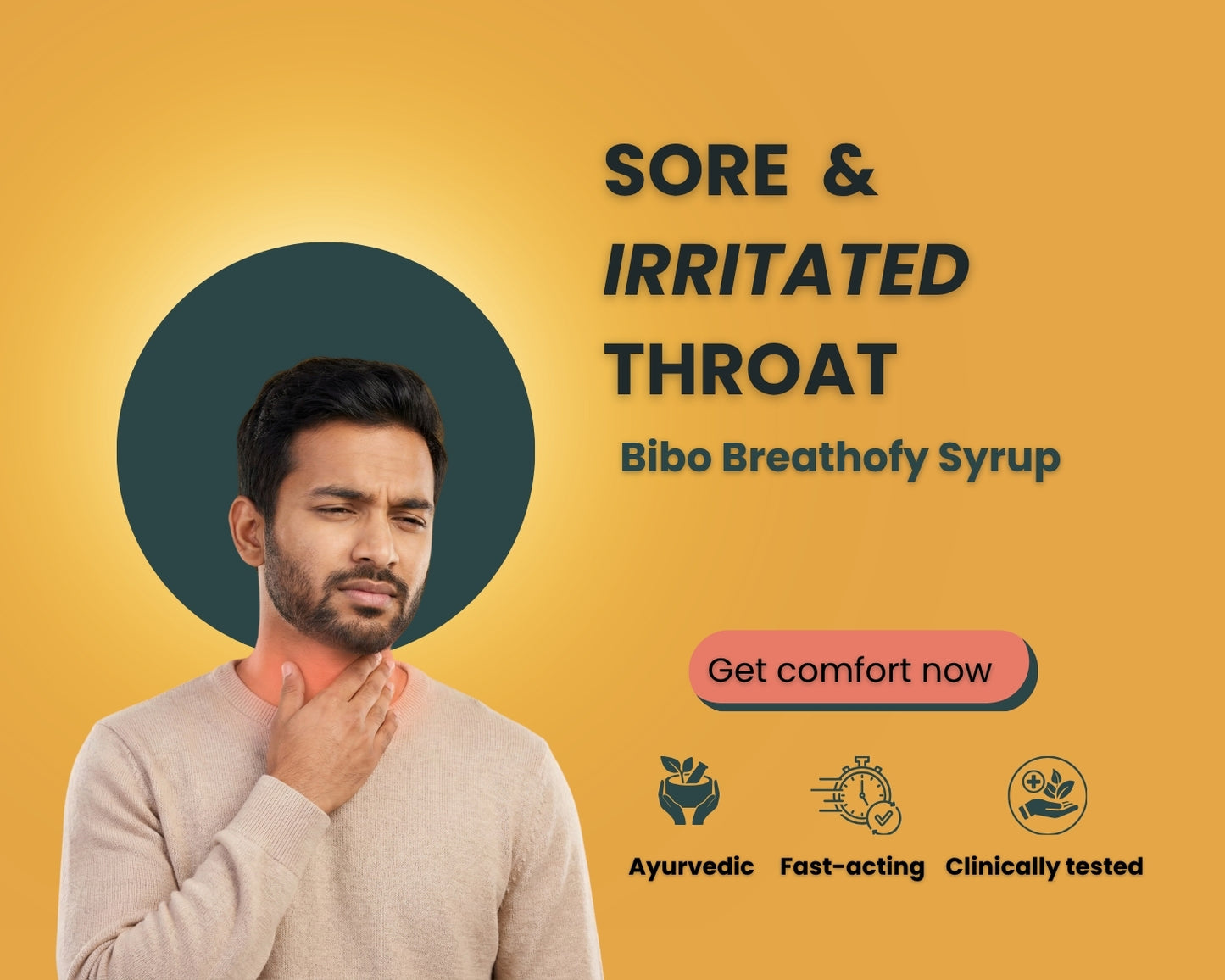 Breathofy Syrup | Lung Health | For All Coughs | 40% Honey | 100ml