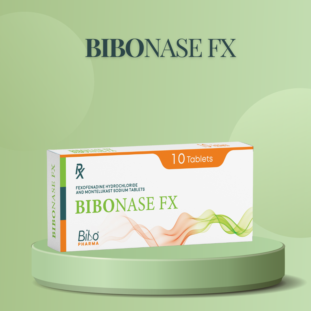 Bibonase FX Tablets | Fexofenadine & Montelukast | Anti-Allergic | 10 Tabs