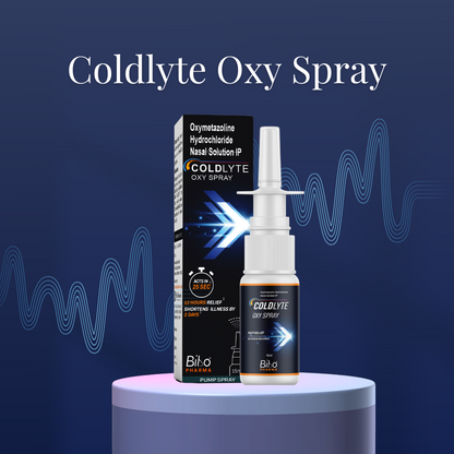 Coldlyte Oxy Spray | Decongestant Spray | First Pump Spray | 15ML